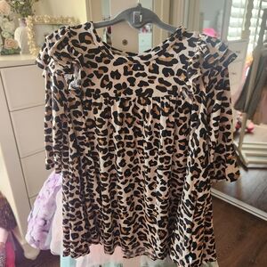 Posh Peanut Leopard Print Dress